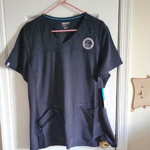 Cherokee Black Scrub Top